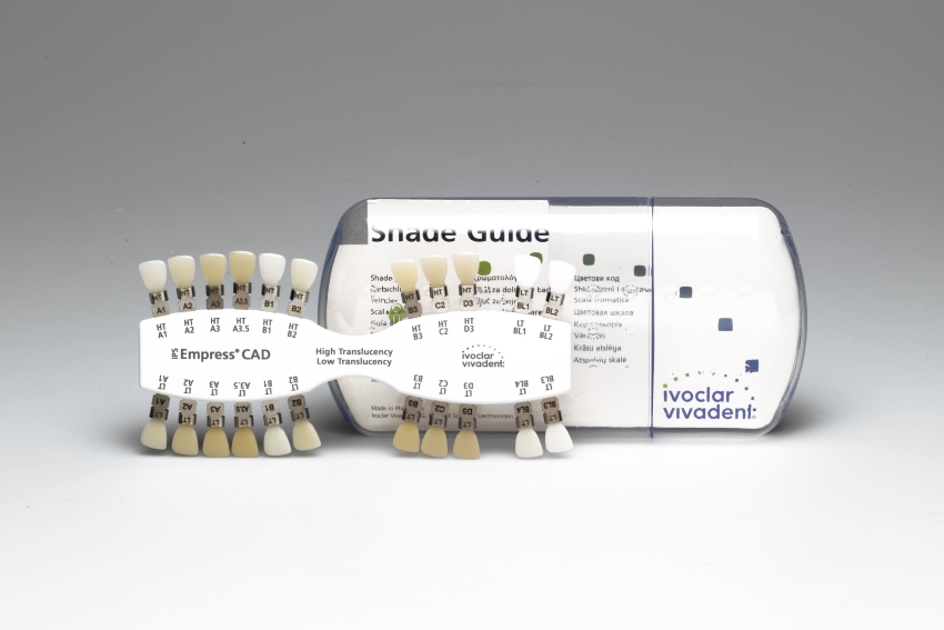  - IPS Empress CAD HT/LT A–D/BL Material Shade Guide